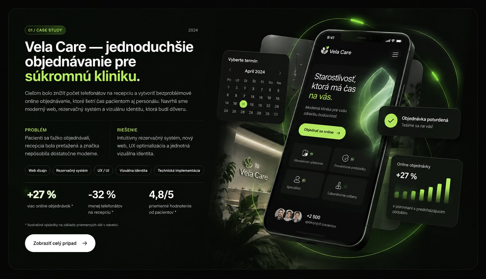 Ukážková digitálna prezentácia projektu Vela Care